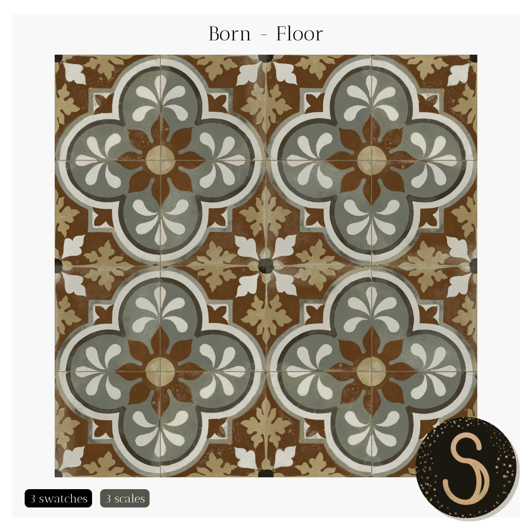 Галерея мода Плитка для пола Born Floor #1